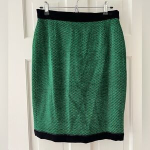 Escada Green and Black Women's Skirt. Matching jacket is a separate listing.